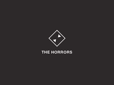 The Horrors band cd dailiui digital enlgand h logo marketing minimal music new