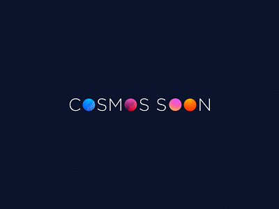 Cosmos Soon color cosmos effect flat gradient logo ui