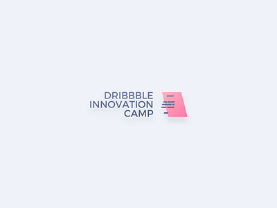 Dribbble Innovation Camp camp color dribbble fluo innovation logo minimalist