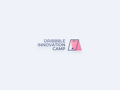 Dribbble Innovation Camp camp color dribbble fluo innovation logo minimalist