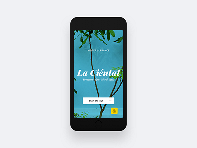 Visiter la France agency app application clean digital flat icon icons minimal travel ui