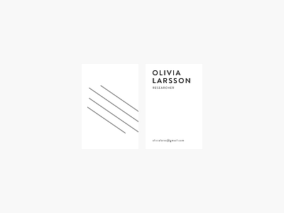 Minimal Business cards