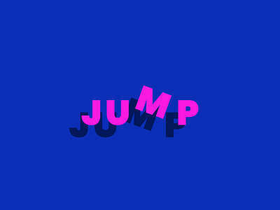 Jump Logo lettering ligature logo monogram pride progress rainbow type typography vector