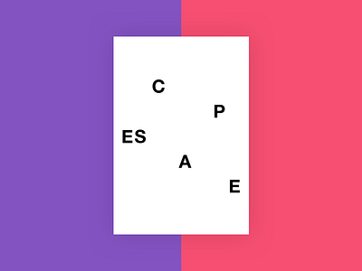 Escape lettering ligature logo monogram pride progress rainbow type typography vector