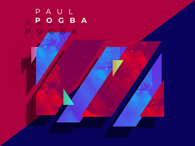 Paul Pogba branding football freelance pogba poster type typography