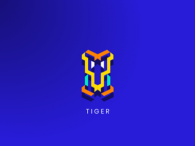 Tiger Logo badge design graphic illustration logo print tiger