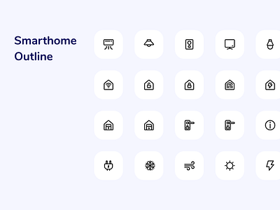 Icon Set Smarthome design home icon iconset smart smarthome