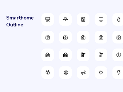 Icon Set Smarthome