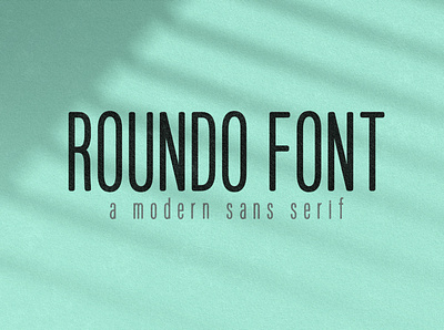 Roundo Regular abc alphabet brand design font fonts graphic design letters logo modern new fonts numeric sans serif trendy typeface ui