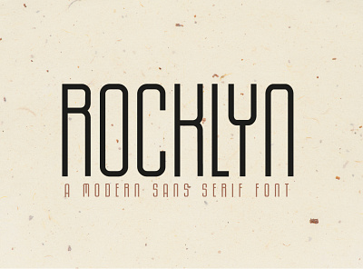 ROCKLYN FONT abc alphabet condensed font fonts logotype modern sans serif sans serif font text typeface