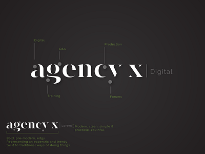 Agency X Logo - Concept