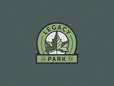 Legacy Park brand branding emblem logo mark park san antonio sycamore