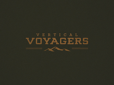 Vertical Voyagers brand climb logo mark outdoors