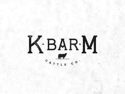 K Bar M Cattle Co. brand cattle identity logo mark texas