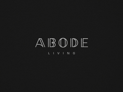 Abode brand identity logo mark typography