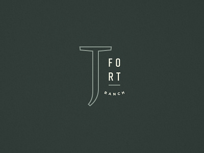 J Fort Ranch brand identity logo mark