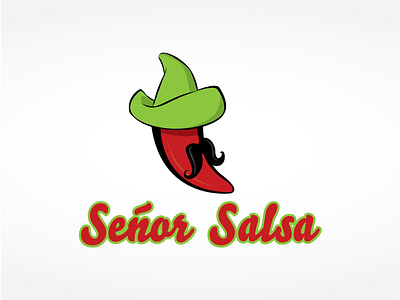 Señor Salsa brand chile concept identity internship logo salsa señor