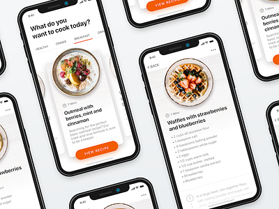 Recipe app design