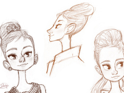 Breakfast At Tiffanys Sketches