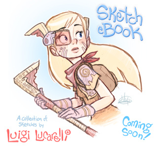 Sketch E Book Coming Soon! character design ebook lucarelli luigi sketch