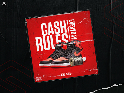 ''Cash Rules Everyday '' Album cover design