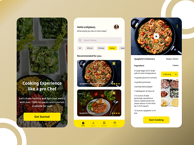 Recipe. 3d app branding dailyui design ui ux