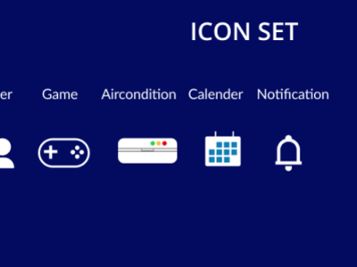 Icon set app dailyui design ui ux
