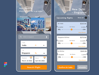 Flight booking dailyui design ui