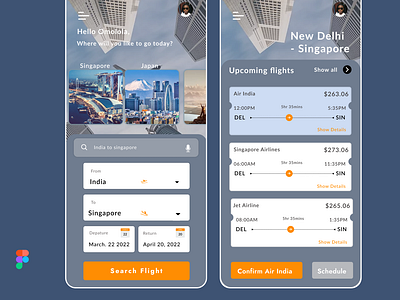 Flight booking