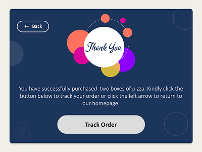 Daily ui 077 | Thank you