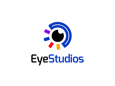 Eye Studios logo broadcasting design graphic logo media production social