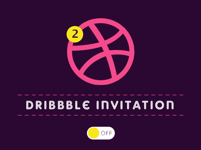 Dribbble Invitations design dribbble gif invitations two