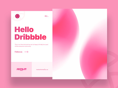 Hello Dribbble debutshot design dribbble first design firstshot hello dribble illustration invite ui ux web webdesign website