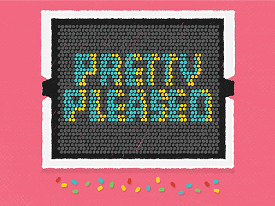 "Pretty Pleased" - Lite Brite 80s band display lights lite brite pretty pleased retro