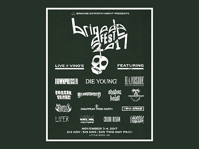 Brigade Fest 2017 Flyer