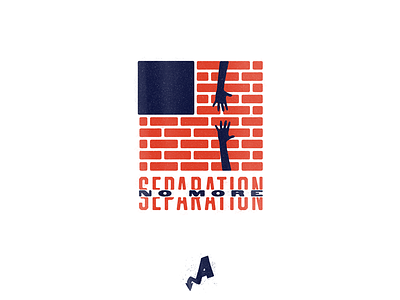 No More Separation america brick immigrant separation texture usa wall