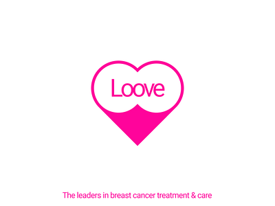 Loove branding cancer logo
