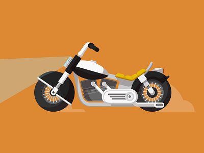 Throttle's Bike ⚡️ 2d adobeillustator art biker bikermicefrommars cartoon design illustration motorbike