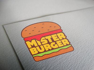 Mister Burger Logo Rebranding branding graphic design logo