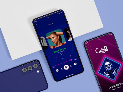 Music Player - Daily UI Day 009 app app designing behance branding cooldesigns design dribbble graphic design illustration logo motion graphics music player new idea ui vector web designing