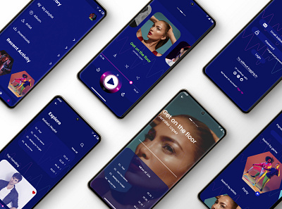 Great Beat - Music App Design Concept 3d animation app behance booted branding cooldesigns creativity deisgn concept design dribbble graphic design illustration logo motion graphics music app musical new idea ui vector