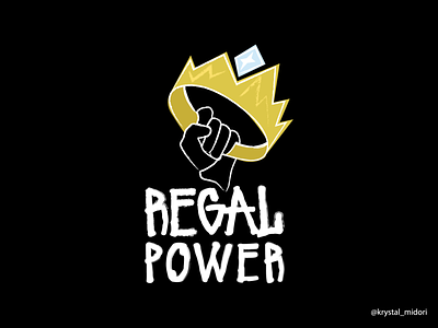 Regal Power charity design evil regals fan art illustration vector