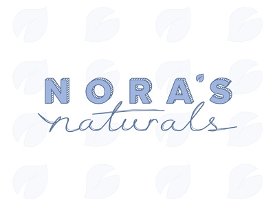 Nora's Naturals: logo design