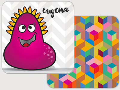 Friendly Monster Memory Cards: Eugena