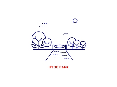 Hyde Park ai city hyde illustration illustrator london park stroke vector