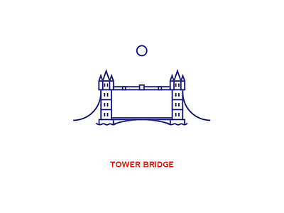 Tower Bridge ai bridge city illustration illustrator london stroke tower vector