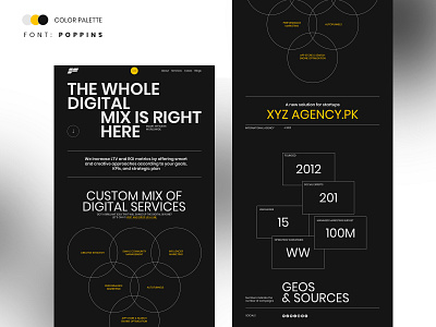 Website Landing Page UI/UX | Web Design branding content based design landing page logo typography ui uiux ux web design web designing