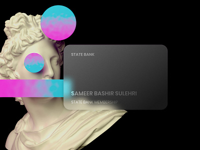 Credit Card Design Using Glassmorphism | UI Design