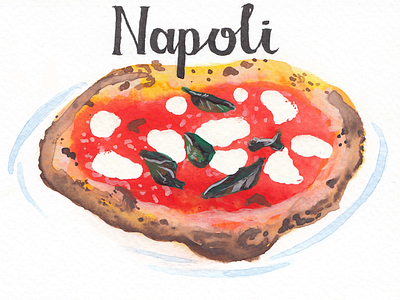 Italian regional specialities: Pizza, Napoli.