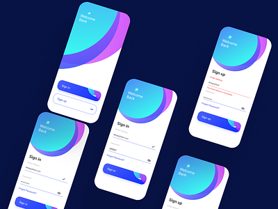 Sign in/ Sign up dailyui design ui ux